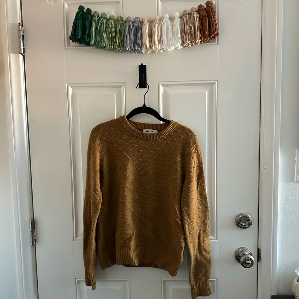 Acne Studios Cashmere Mustard Sweater